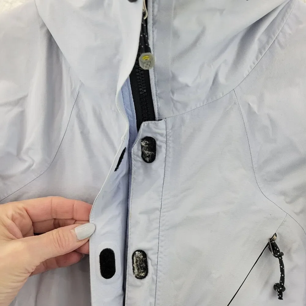 Mountain Hardware Women's Descent DT Hybrid Jacket Size Medium Light Blue Purple